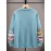 1pc Men'S Casual Round Neck Pullover Sweater, Polyester Knit with Animal Pattern, Loose Fit Long Sleeve for Autumn/Winter