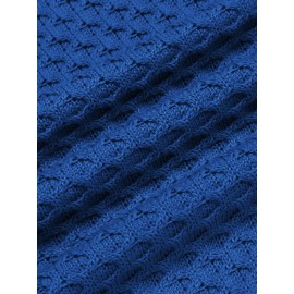 Men's Slim Fit Turtleneck Sweater - Casual Solid Color Knit Pullover for Fall/Winter, Polyester Blend, Best for Christmas