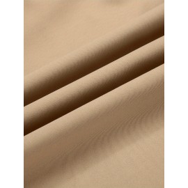 Men'S Casual Chino Pants, Rayon Blend, Non-Stretch, Solid Color, Regular Fit, with Button Detail, for All-Season Woven Flat Front Drawstring Trousers Men'S Casual Chino Pants, Rayon Blend, Non-Stretch, Solid Color, Regular Fit, with Button Detail, for All-Season Woven Flat Front Drawstring Trousers