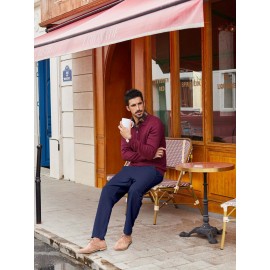 Men'S Casual Chino Pants, Rayon Blend, Non-Stretch, Solid Color, Regular Fit, with Button Detail, for All-Season Woven Flat Front Drawstring Trousers Men'S Casual Chino Pants, Rayon Blend, Non-Stretch, Solid Color, Regular Fit, with Button Detail, for All-Season Woven Flat Front Drawstring Trousers