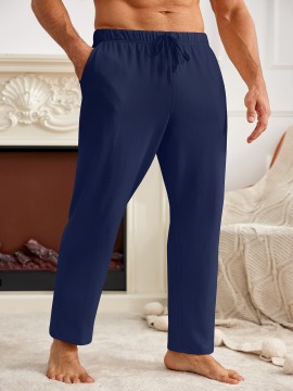 Mens Casual Open Bottom Pants Lightweight Jogger Track Pants with Pockets Yoga Sweatpants