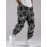 Stylish Paisley Print, Men's Casual Cuffed Pants, Breathable Lightweight Comfy Drawstring Pants