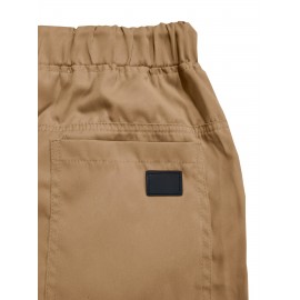 1pc Men'S Casual Polyester Drawstring Sweatpants, Solid Color, Regular Fit, Street Style with Pockets 1pc Men'S Casual Polyester Drawstring Sweatpants, Solid Color, Regular Fit, Street Style with Pockets