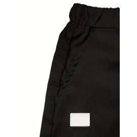 1pc Men'S Casual Polyester Drawstring Sweatpants, Solid Color, Regular Fit, Street Style with Pockets 1pc Men'S Casual Polyester Drawstring Sweatpants, Solid Color, Regular Fit, Street Style with Pockets