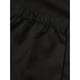 1pc Men'S Casual Polyester Drawstring Sweatpants, Solid Color, Regular Fit, Street Style with Pockets 1pc Men'S Casual Polyester Drawstring Sweatpants, Solid Color, Regular Fit, Street Style with Pockets