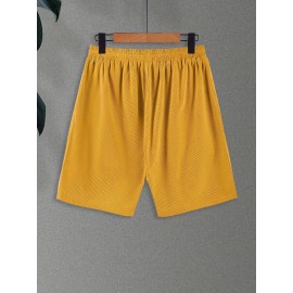 Fashionable Men's Summer Drawstring Casual Sports Loose Shorts, Suitable For Outdoor Sports, Comfortable And Versatile