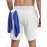 Men'S Drawstring Waist Compression Shorts, Skinny Fit, Quick-Dry, Breathable Sports Shorts, Double Layer Elastic Knitted Fabric, Cool Comfort, with Pockets for Daily Wear